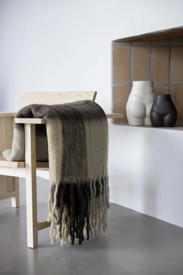 Check pläd - Mixed beige - Byon