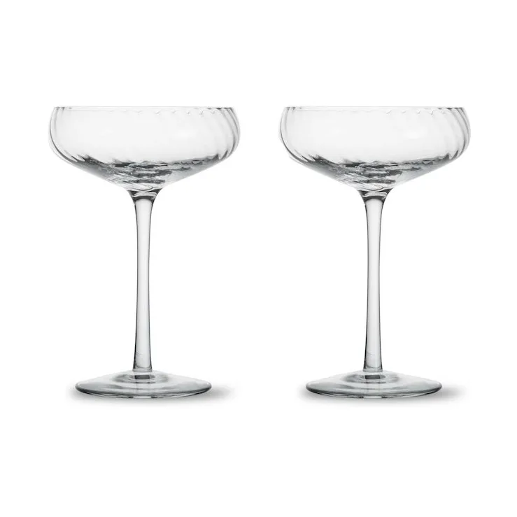 Opacity champagnekupa 30 cl 2-pack, Klar Byon
