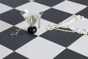 Spice dricksglas - Black-clear - Byon