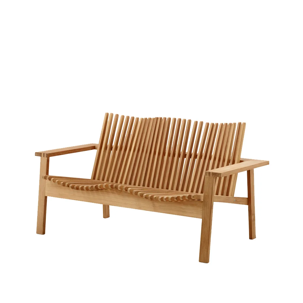 Amaze soffa 2-sits, Teak Cane-line