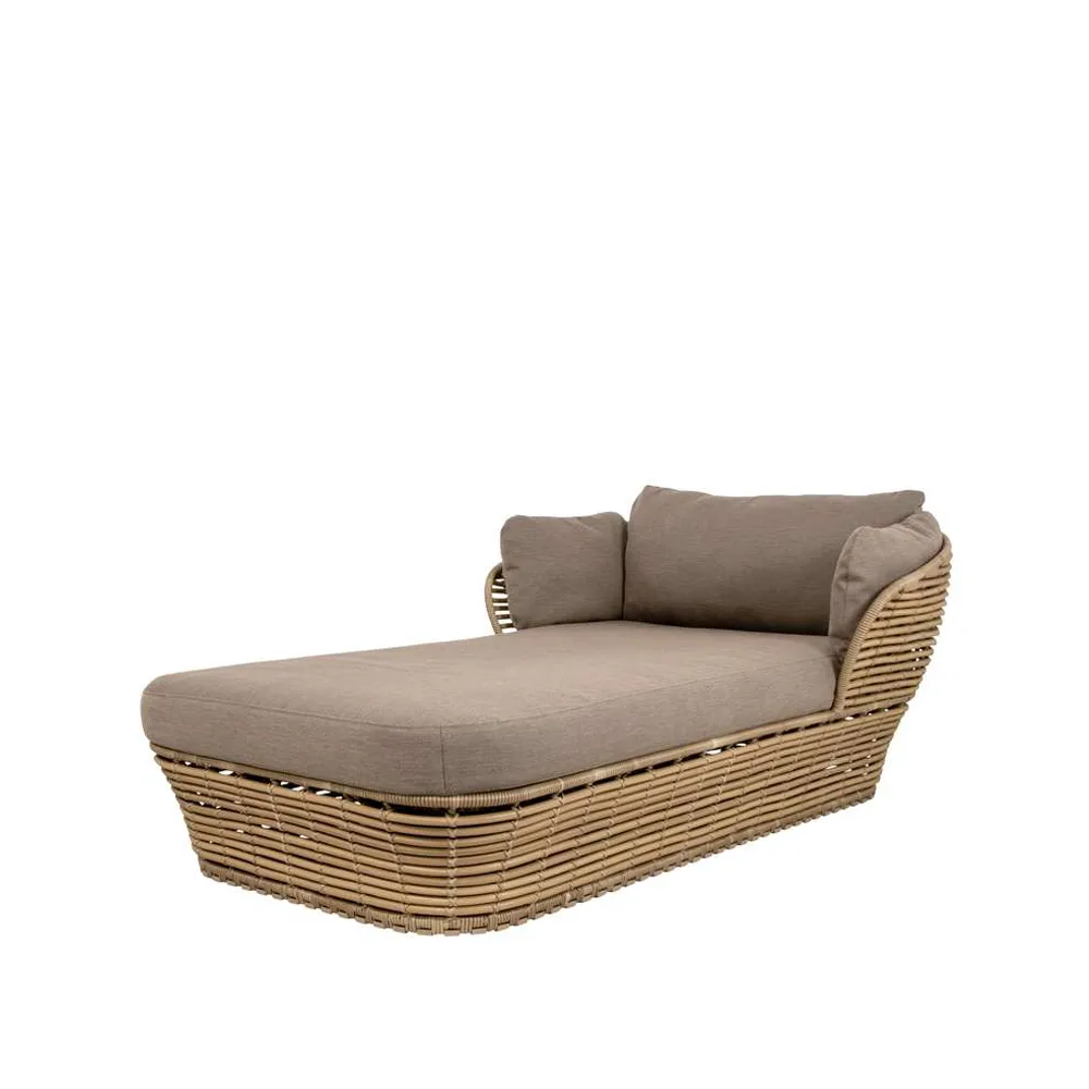 Basket dagbädd, Taupe, Cane-Line weave Cane-line