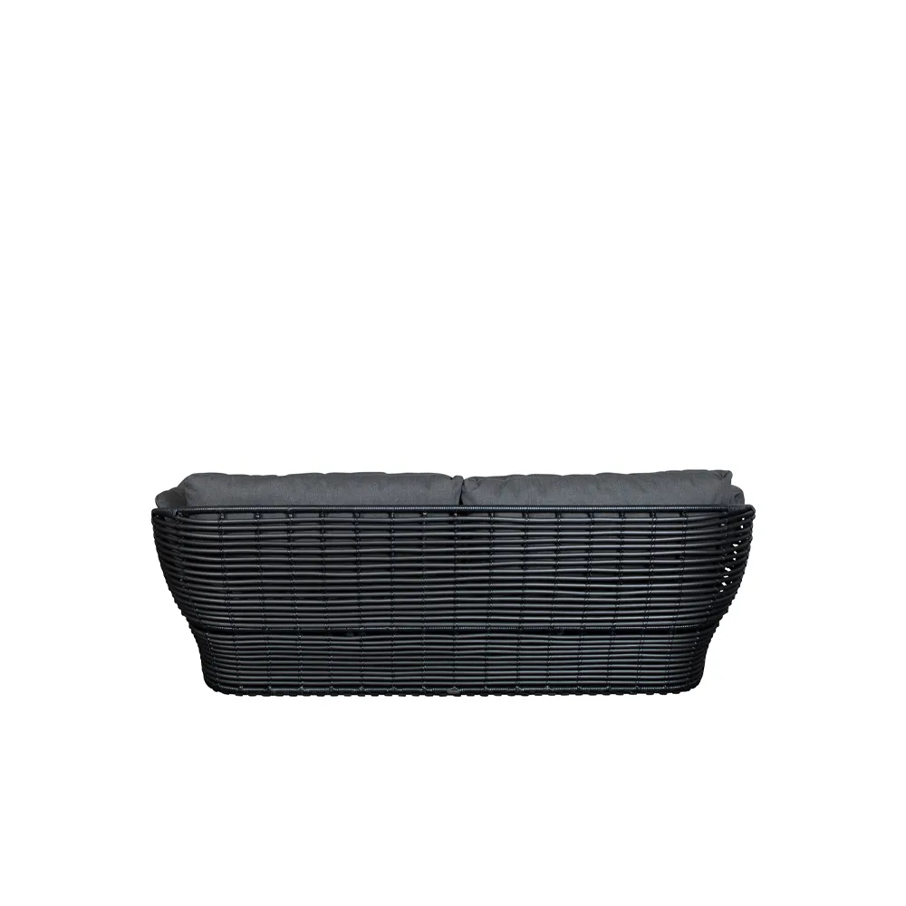 Basket Soffa 2-sits, Graphic grey, grå dynor Cane-line