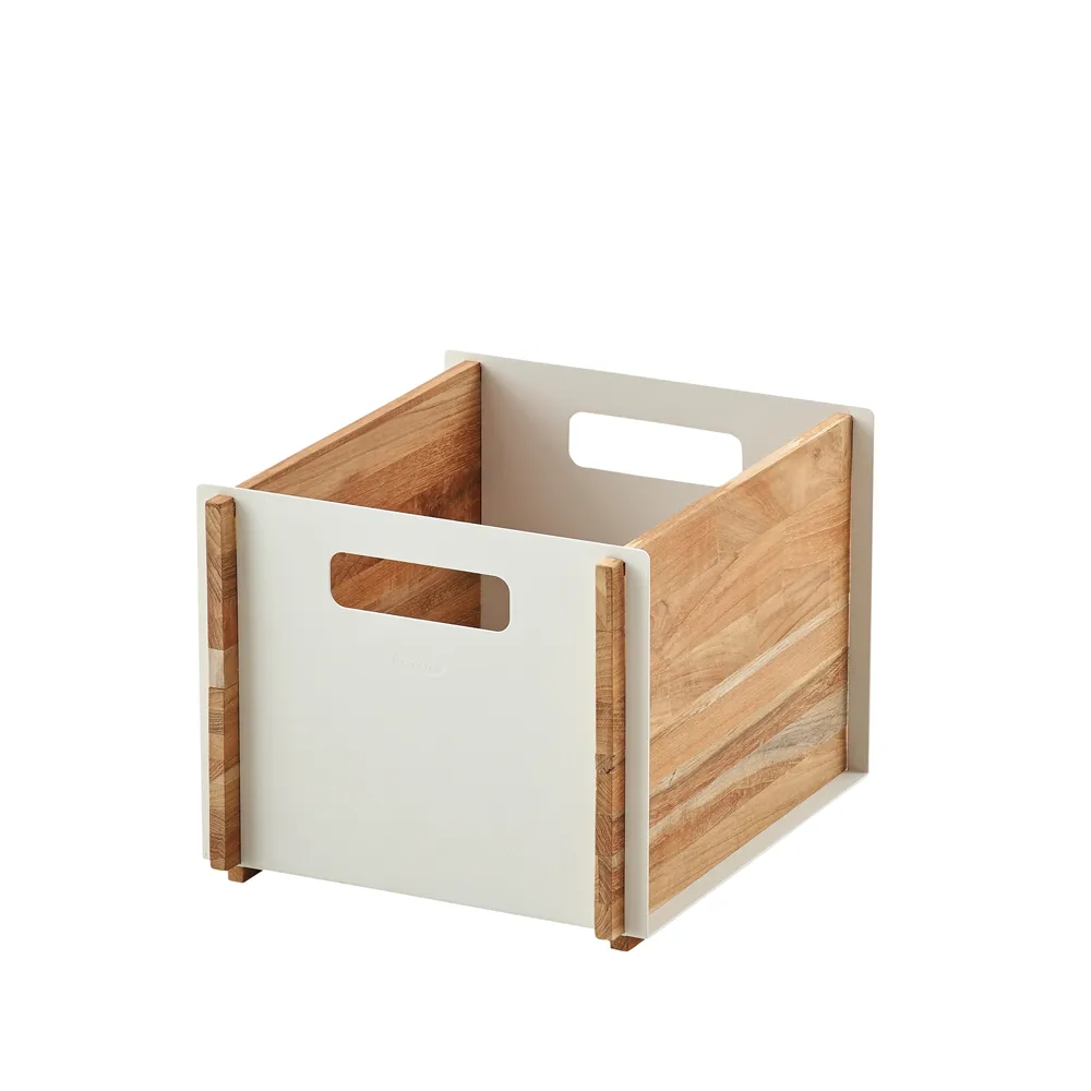 Box förvaring, White, teak Cane-line