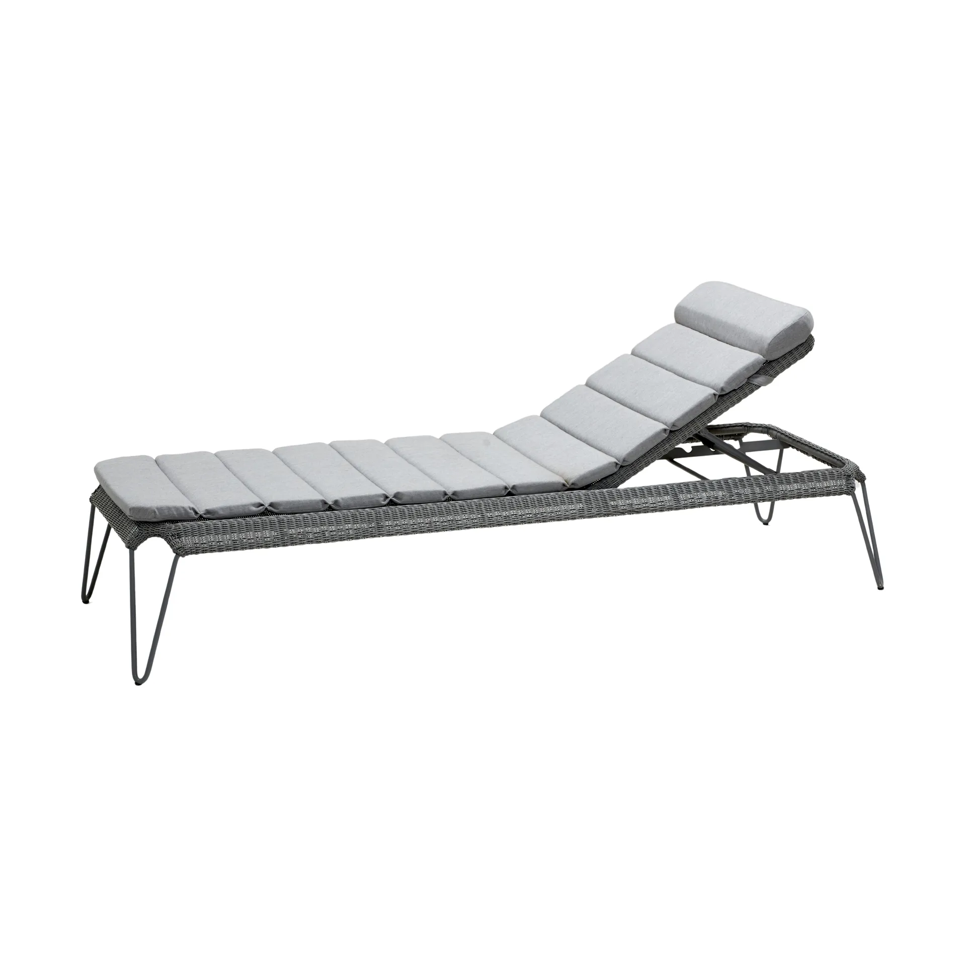 Breeze solsängsdyna, Cane-line Natté light grey Cane-line