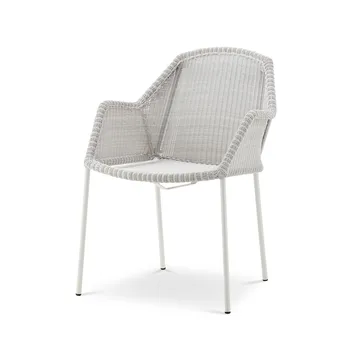 Breeze stapelbar karmstol weave - White grey - Cane-line