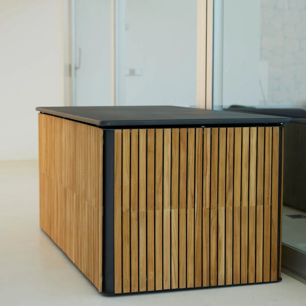 Combine dynbox, Teak, lava grey, liten Cane-line