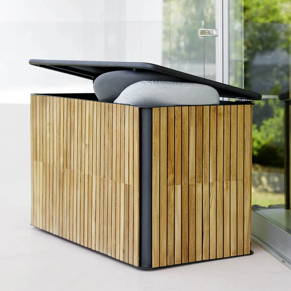 Combine dynbox, Teak, lava grey, liten Cane-line