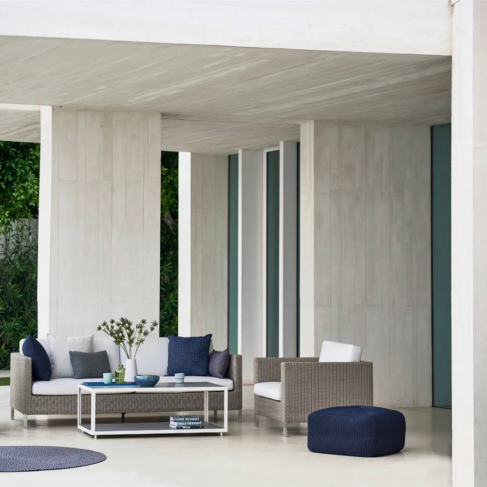 Connect soffa 3-sits, Taupe Cane-line