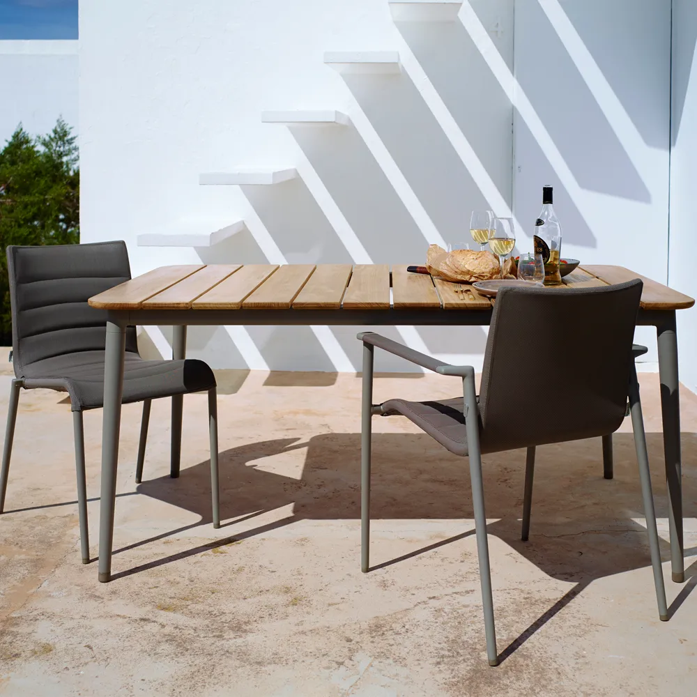 Core stol, Soft touch grey-lava grey Cane-line