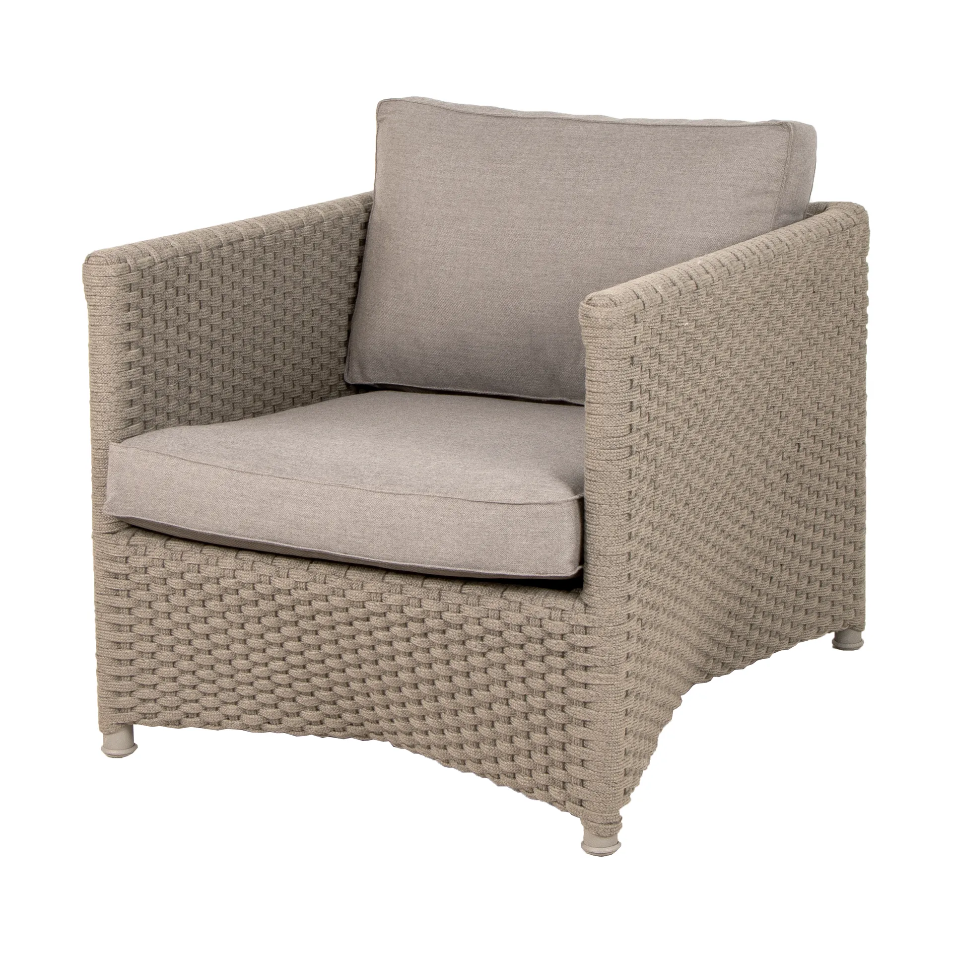 Diamond loungefåtölj soft rope, Cane-Line Natté taupe Cane-line