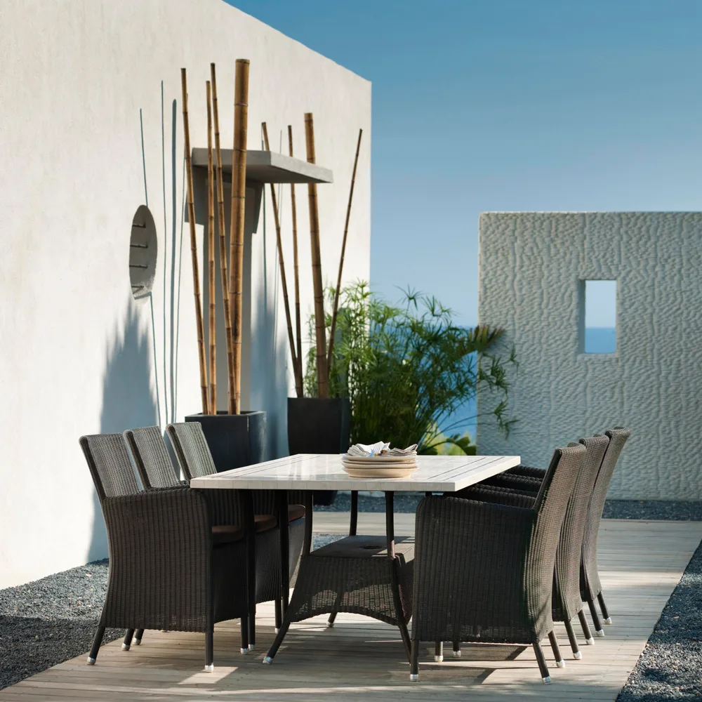 Hampsted karmstol weave, Black Cane-line
