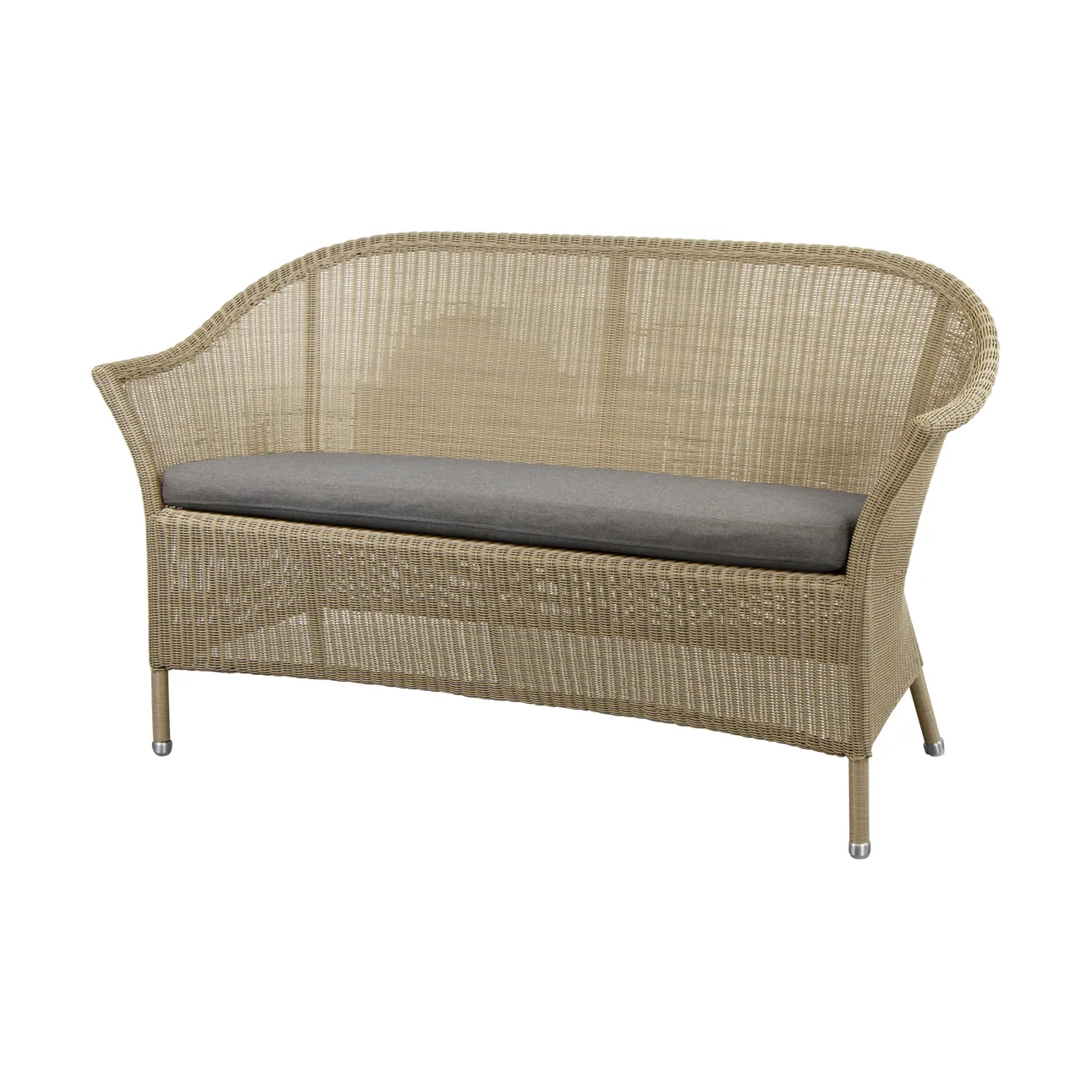Lansing sittdyna till soffa 2-sits, Cane-line Natté taupe Cane-line