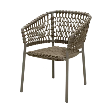 Ocean karmstol soft rope - Taupe - Cane-line