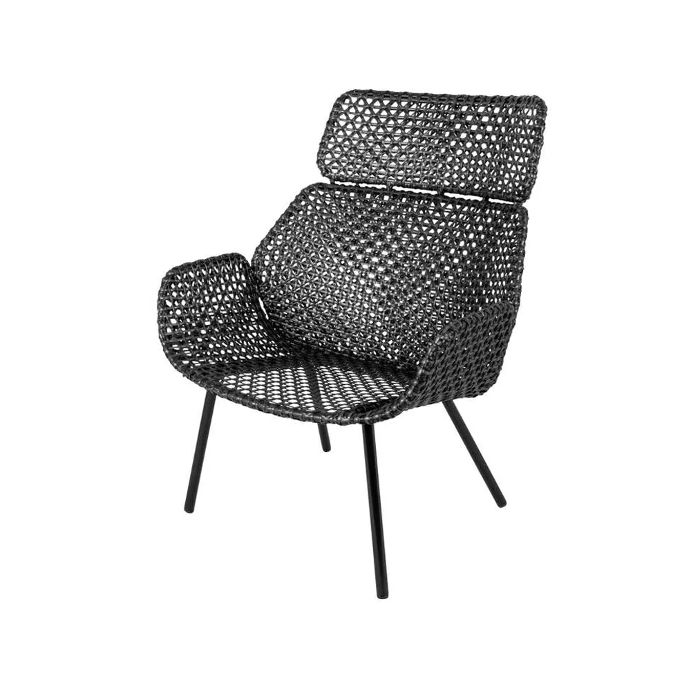 Vibe Highback stol, Black Cane-line