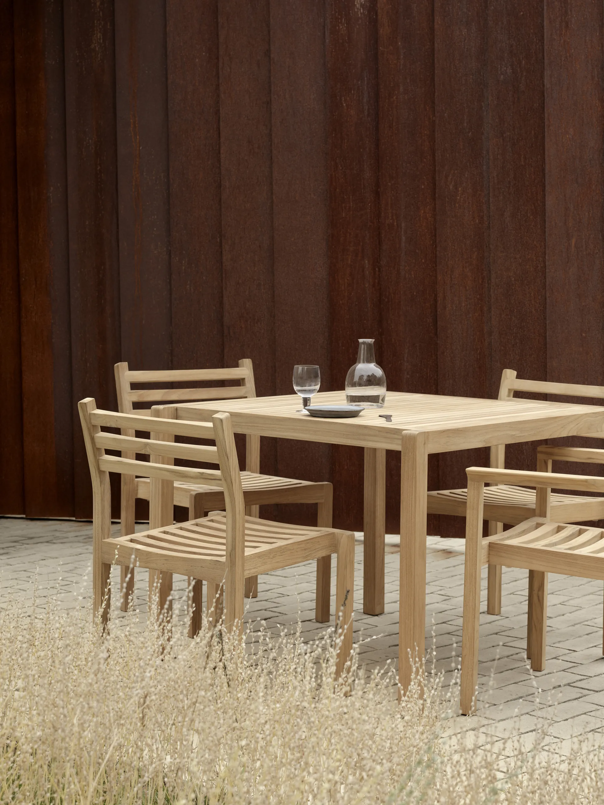 AH501 stol, Obehandlad teak Carl Hansen & Søn
