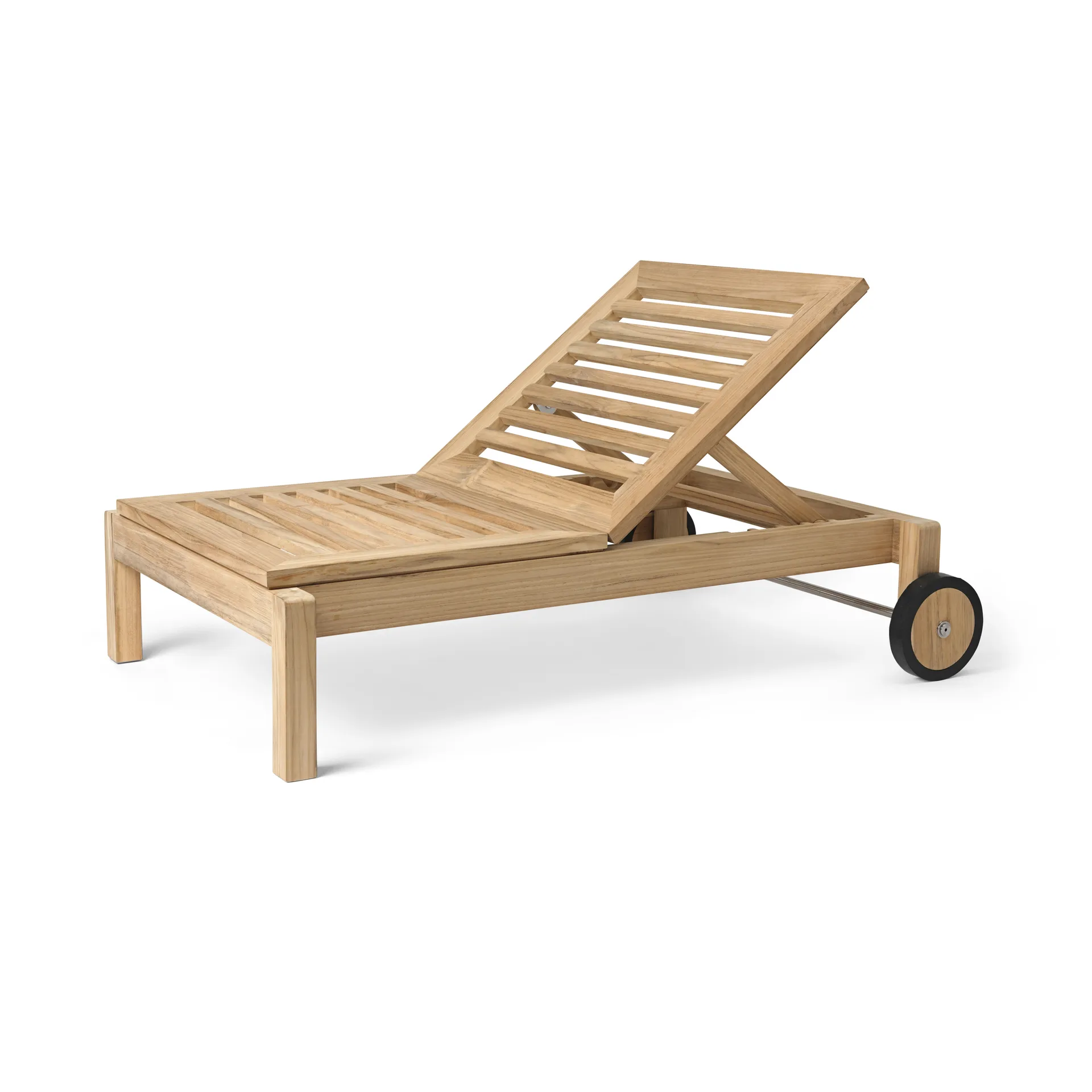 AH604 solstol, Obehandlad teak Carl Hansen & Søn