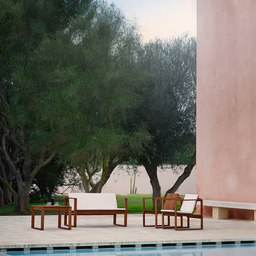 BK12 soffa, Oljad teak Carl Hansen & Søn
