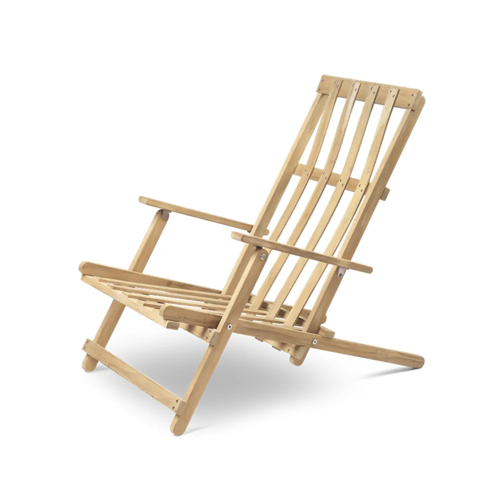 BM5568 däckstol, teak, obehandlad Carl Hansen & Søn