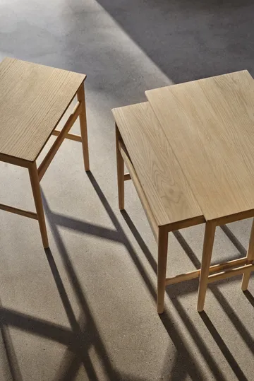 CH004 nesting tables satsbord - Vitoljad ek - Carl Hansen & Søn