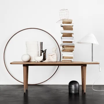 CH011 soffbord - Vitoljad ek h 44 cm - Carl Hansen & Søn