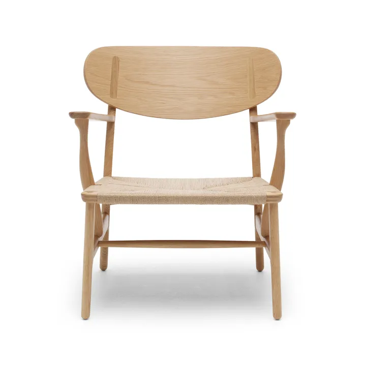 CH22 fåtölj - Oljad ek-naturflätad - Carl Hansen & Søn