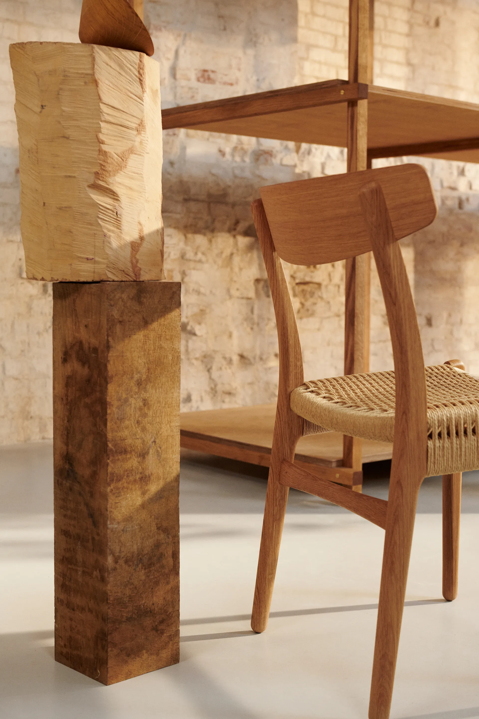 CH23 stol, Oljad ek-naturflätad Carl Hansen & Søn
