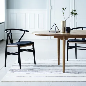CH24 dyna läder - Loke 7150 (svart) - Carl Hansen & Søn