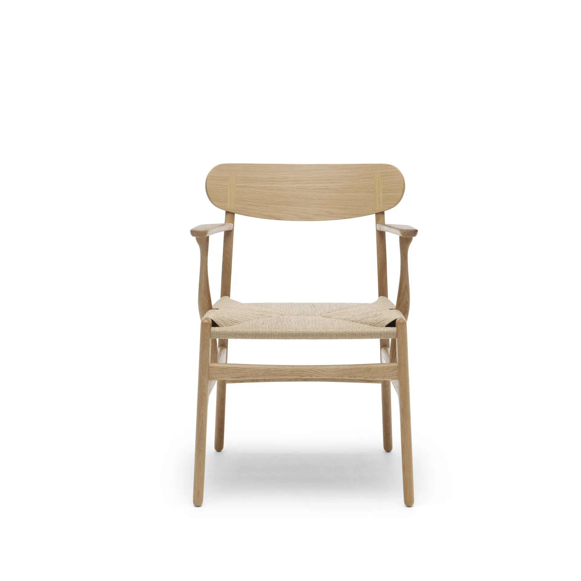 CH26 karmstol, Oljad ek-naturflätad Carl Hansen & Søn