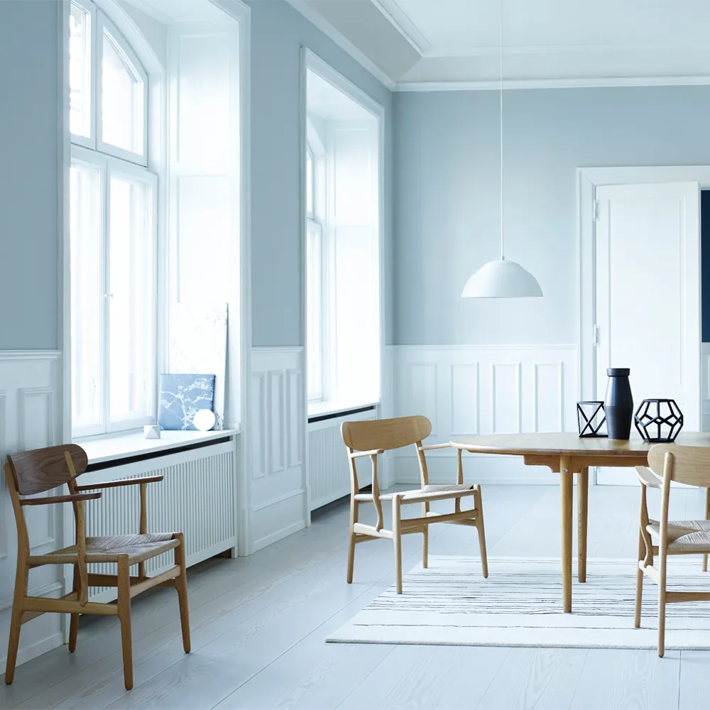 CH26 karmstol, Svartlackad ek-svart Carl Hansen & Søn