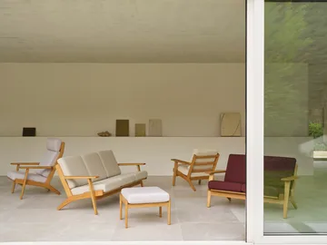 CH293 soffa 3-sits - Antoni 813-oljad ek - Carl Hansen & Søn