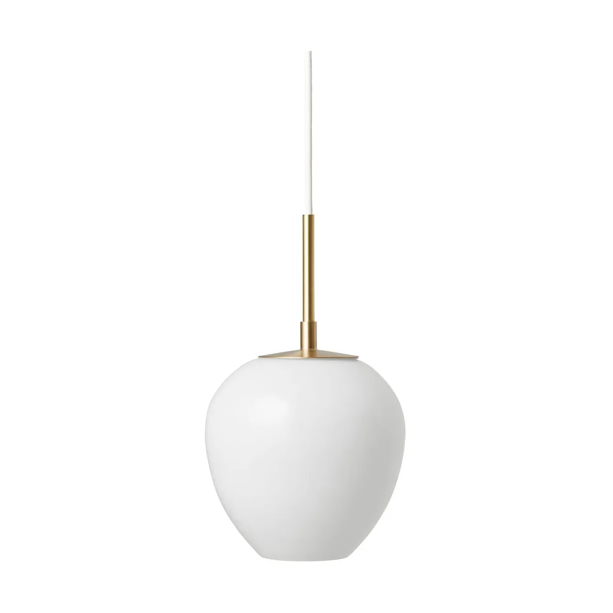  MT221 Tulip-lampan, Opalglas-mässing, Ø17 cm Carl Hansen & Søn