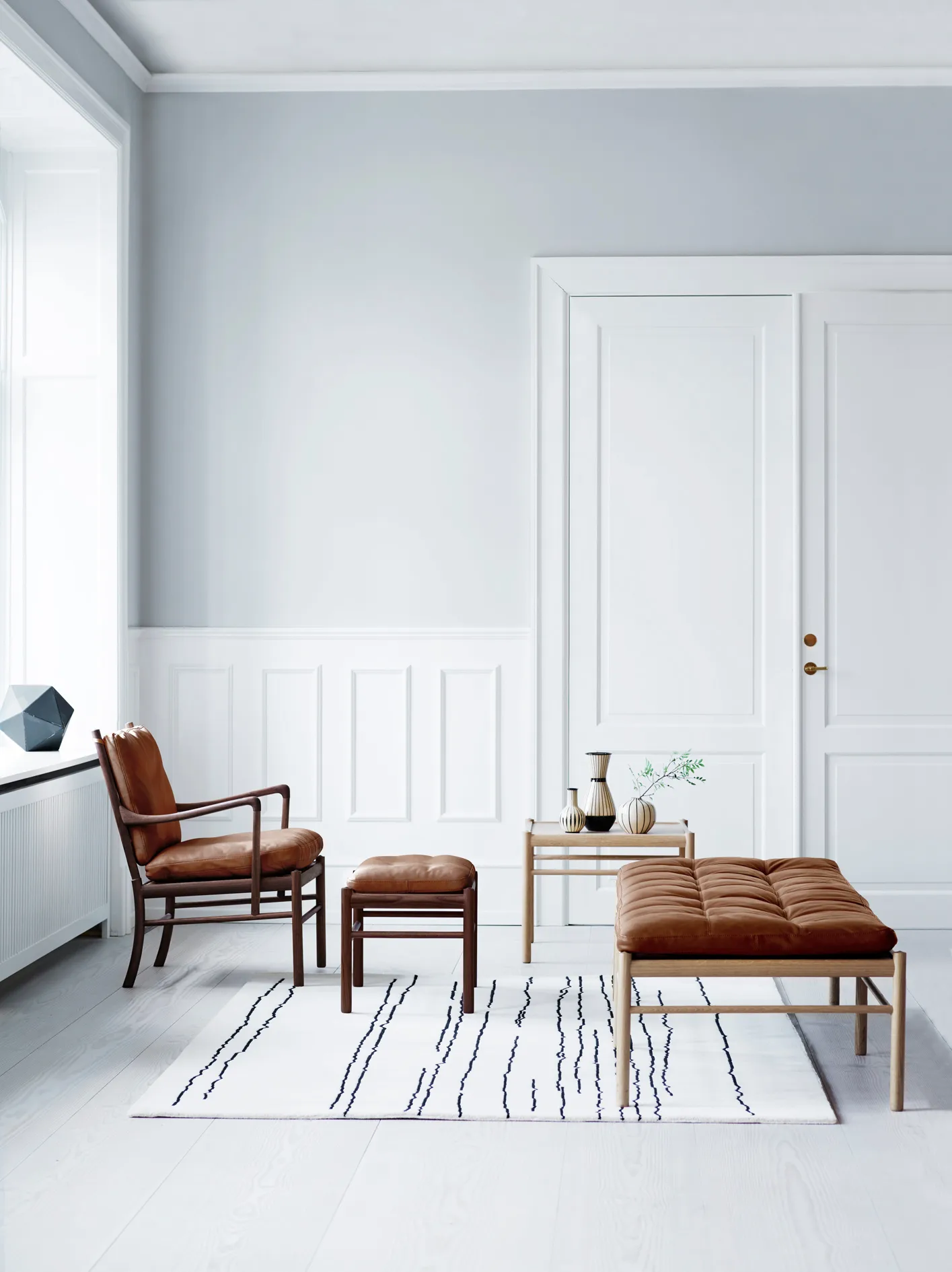 OW149 Colonial chair fåtölj, Sif 95-såpad ek Carl Hansen & Søn