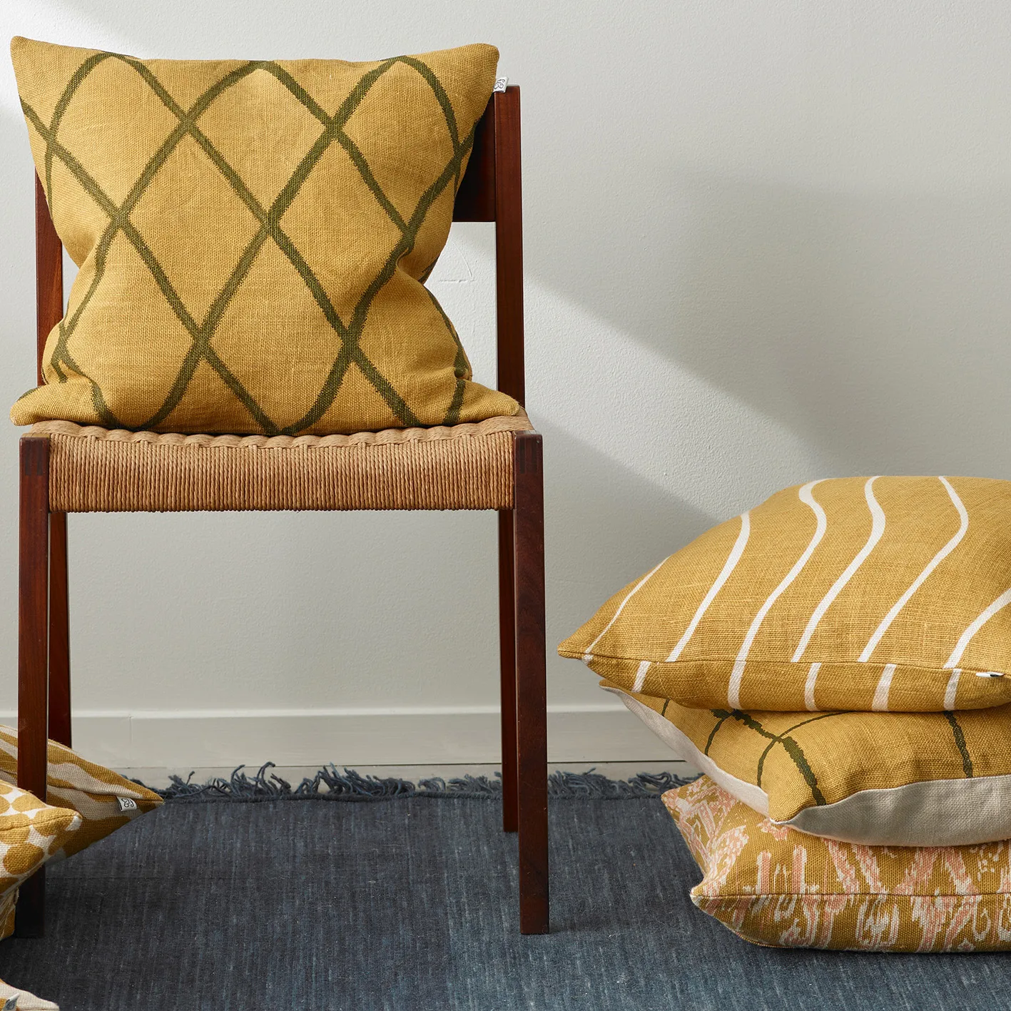 Gaya kuddfodral 50x50 cm, Spicy yellow Chhatwal & Jonsson