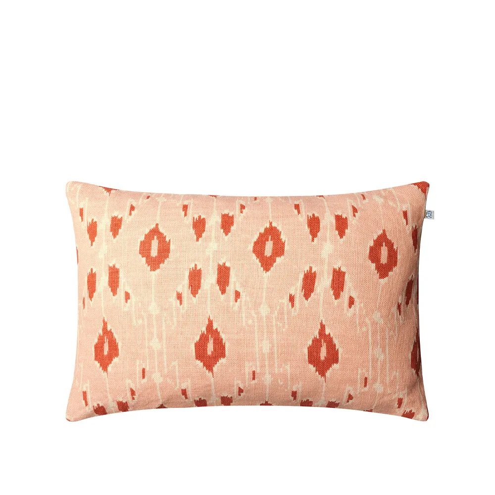 Ikat Goa kuddfodral, Light beige/rose/apricot-40 cm Chhatwal & Jonsson