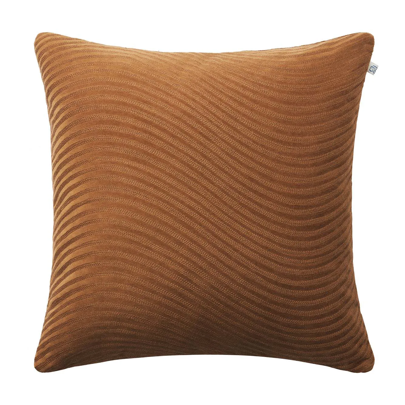 Kunal kuddfodral 50x50 cm, Cognac Chhatwal & Jonsson