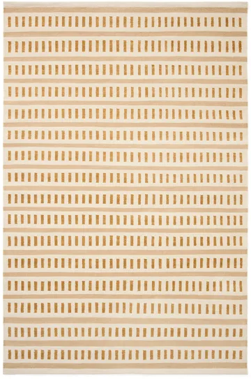 Ladakh ullmatta - Off white-beige-masala yellow, 180x270 cm - Chhatwal & Jonsson