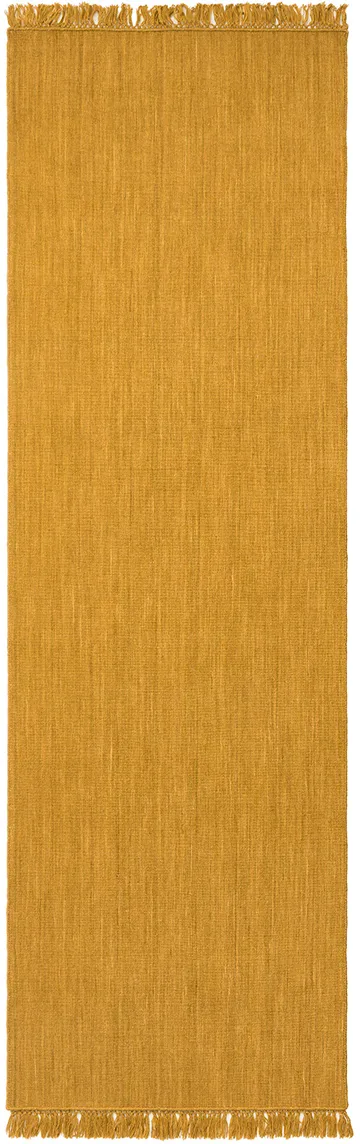 Nanda gångmatta - Masala yellow, 80x250 cm - Chhatwal & Jonsson