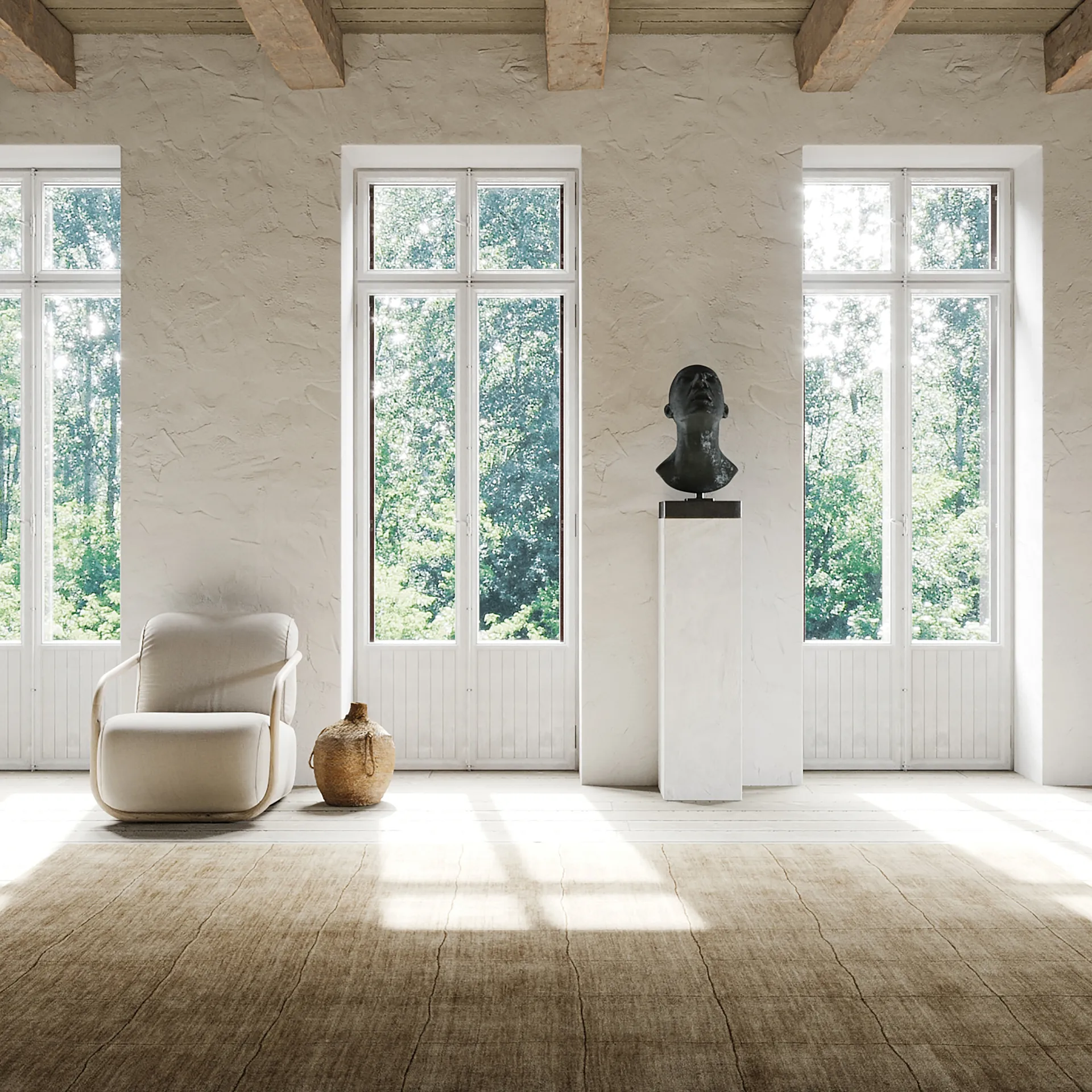 Nari ullmatta 250x350 cm, Taupe Chhatwal & Jonsson