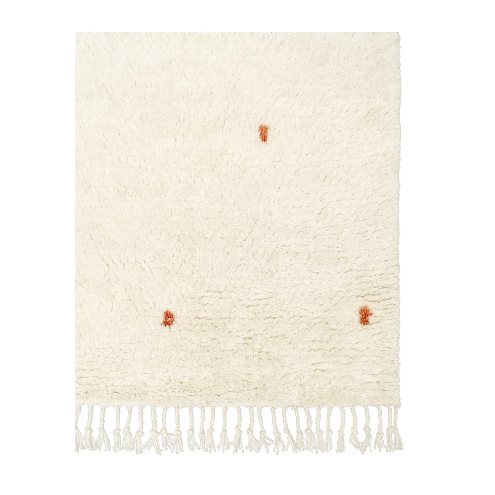 Ravi matta 230x320 cm, Off white-orange Chhatwal & Jonsson