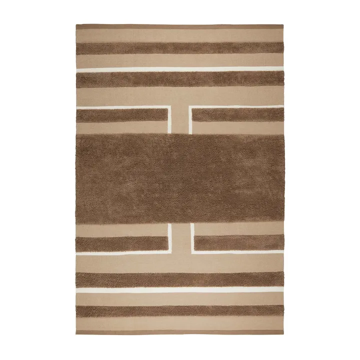Veda matta 200x300 cm - Mocha-beige-off white - Chhatwal & Jonsson