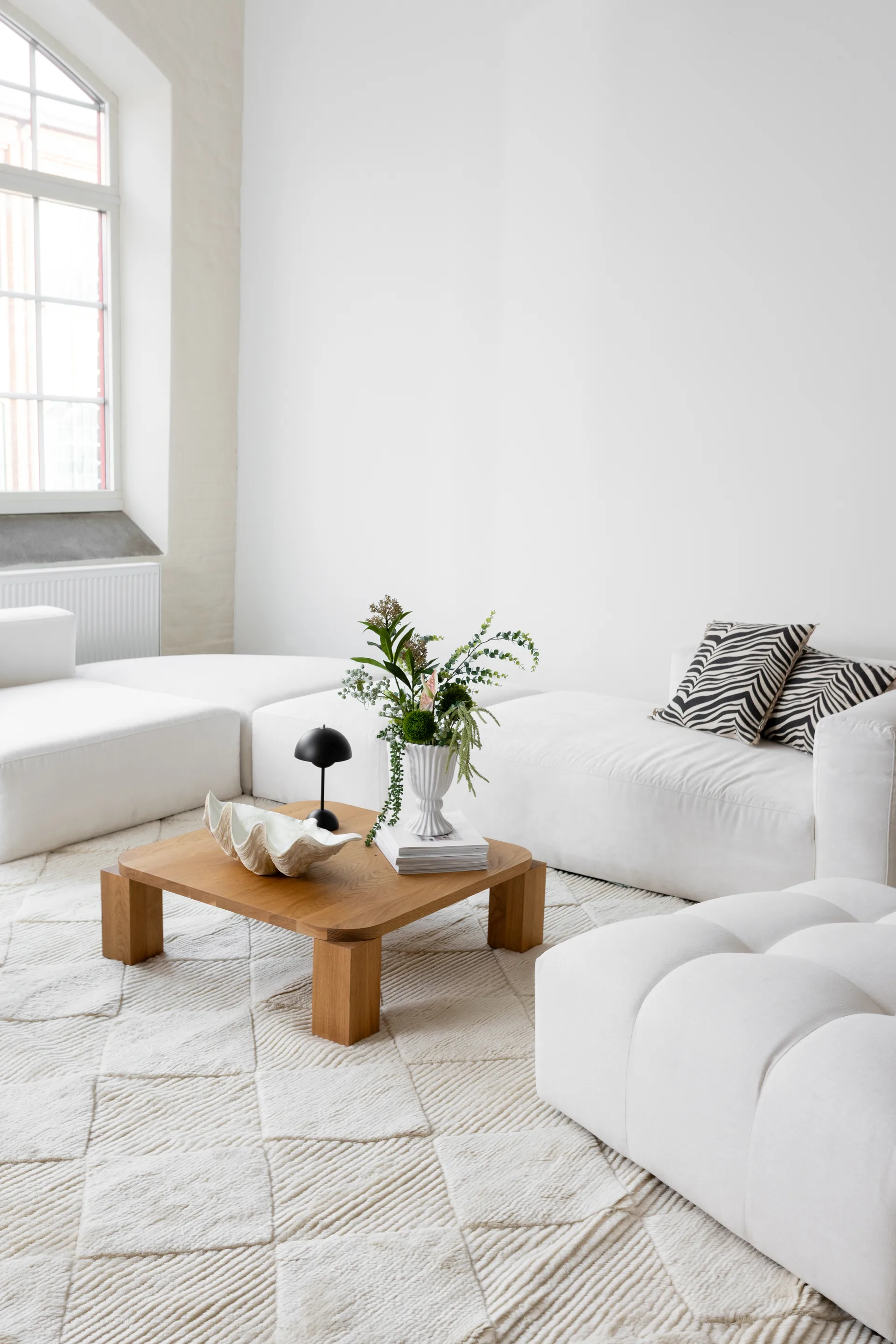 Berber matta, Ivory, 170x230 cm Classic Collection