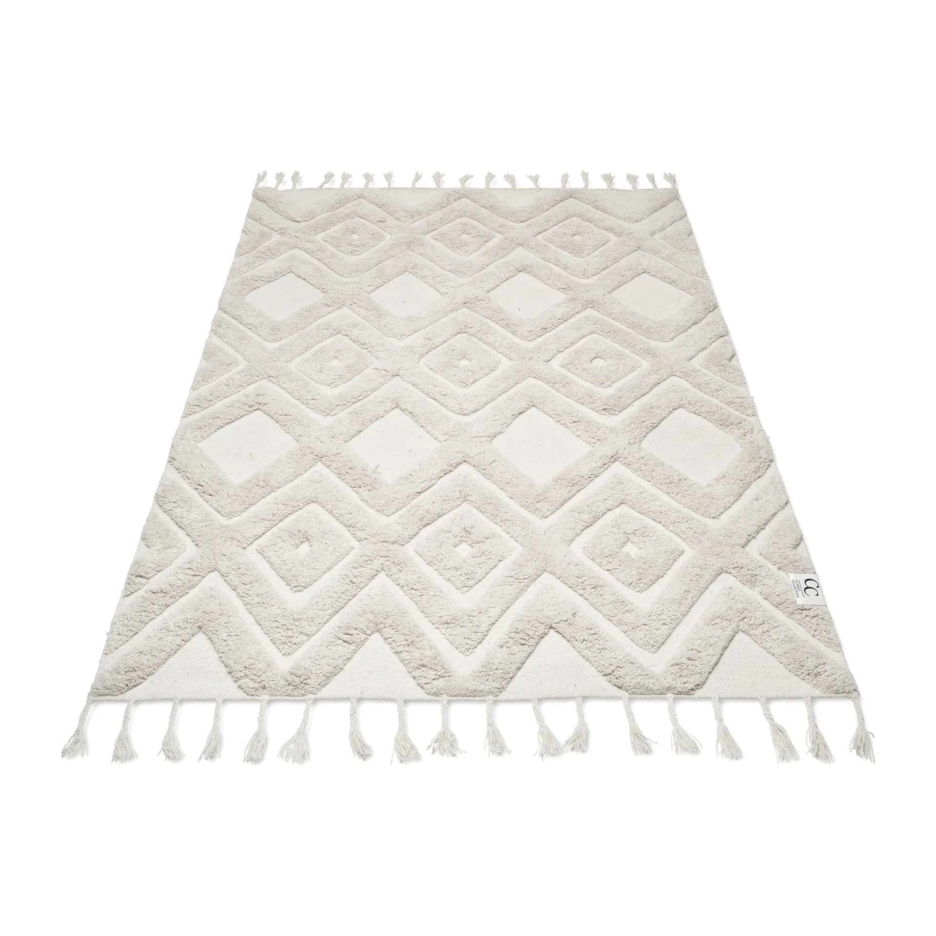 Copenhagen ullmatta 170x230 cm, Ivory (vit) Classic Collection