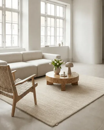 Dune ullmatta - Ivory, 170x230 cm - Classic Collection