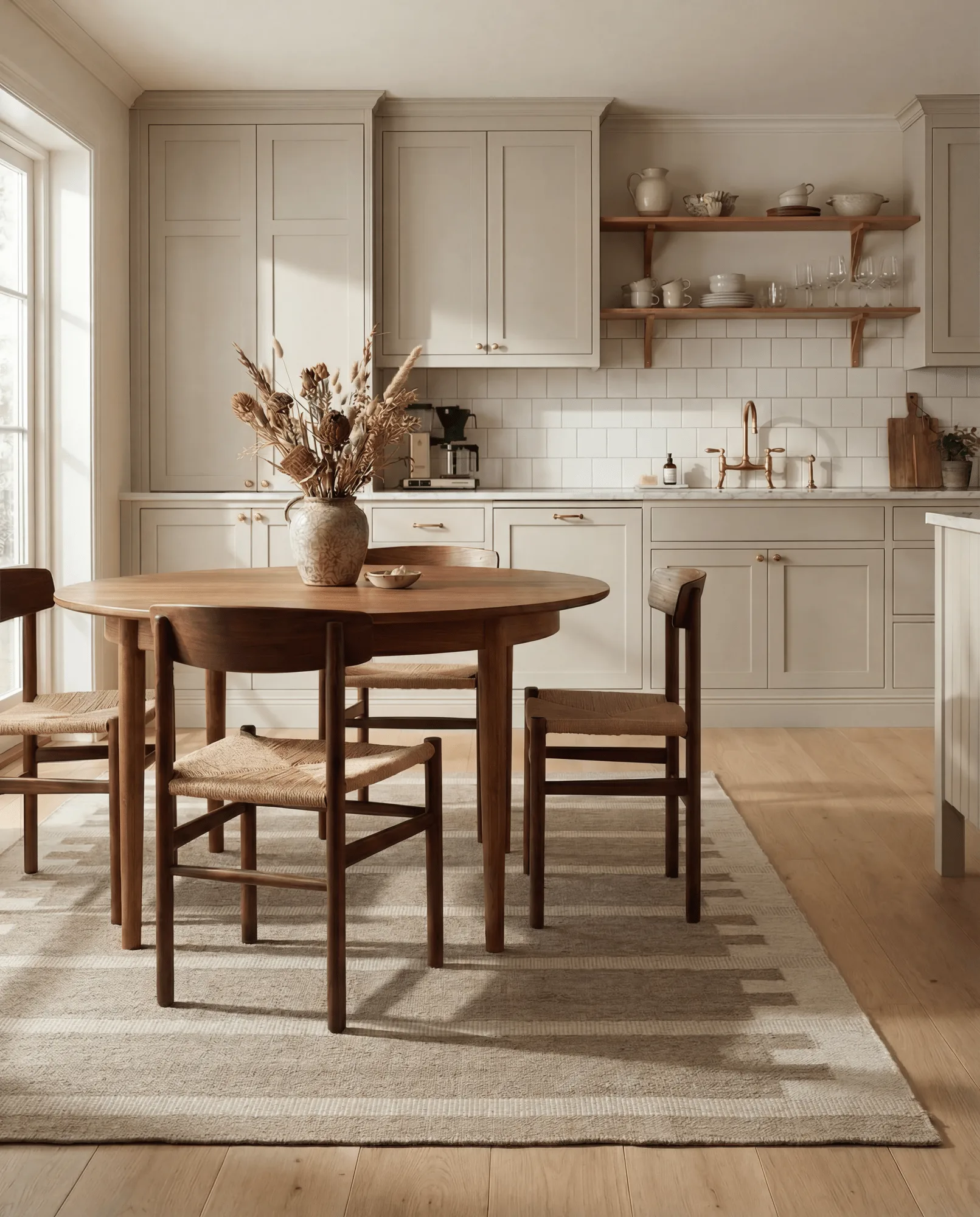 Falsterbo ullmatta, Beige, 170x230 cm Classic Collection