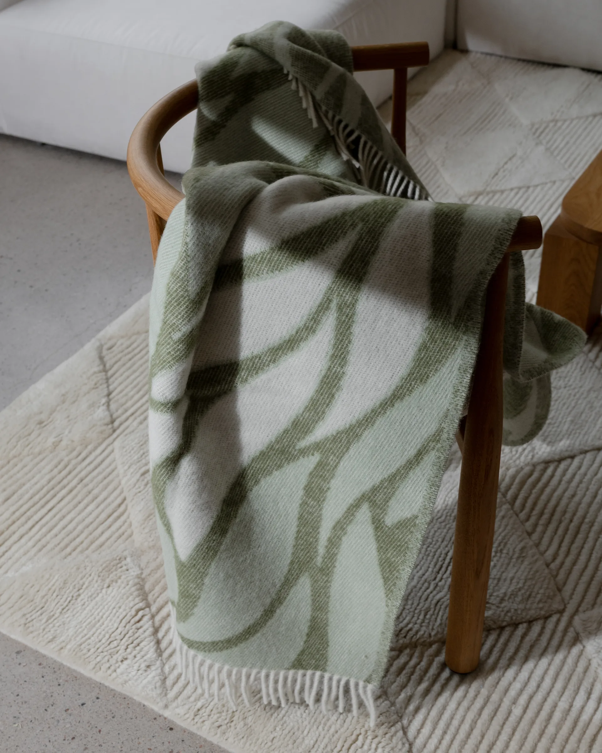 Folia pläd 130x180 cm, Grön Classic Collection