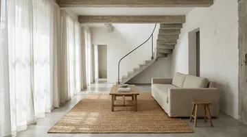 Jute Plain matta - Natural, 170x230 cm - Classic Collection