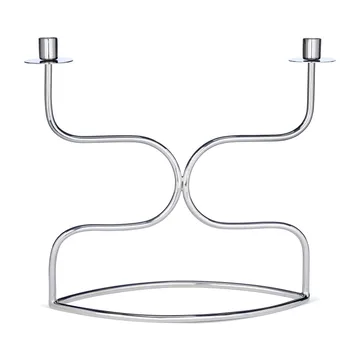 Ljusstake candelabra duett - Förnicklad mässing - Classic Collection