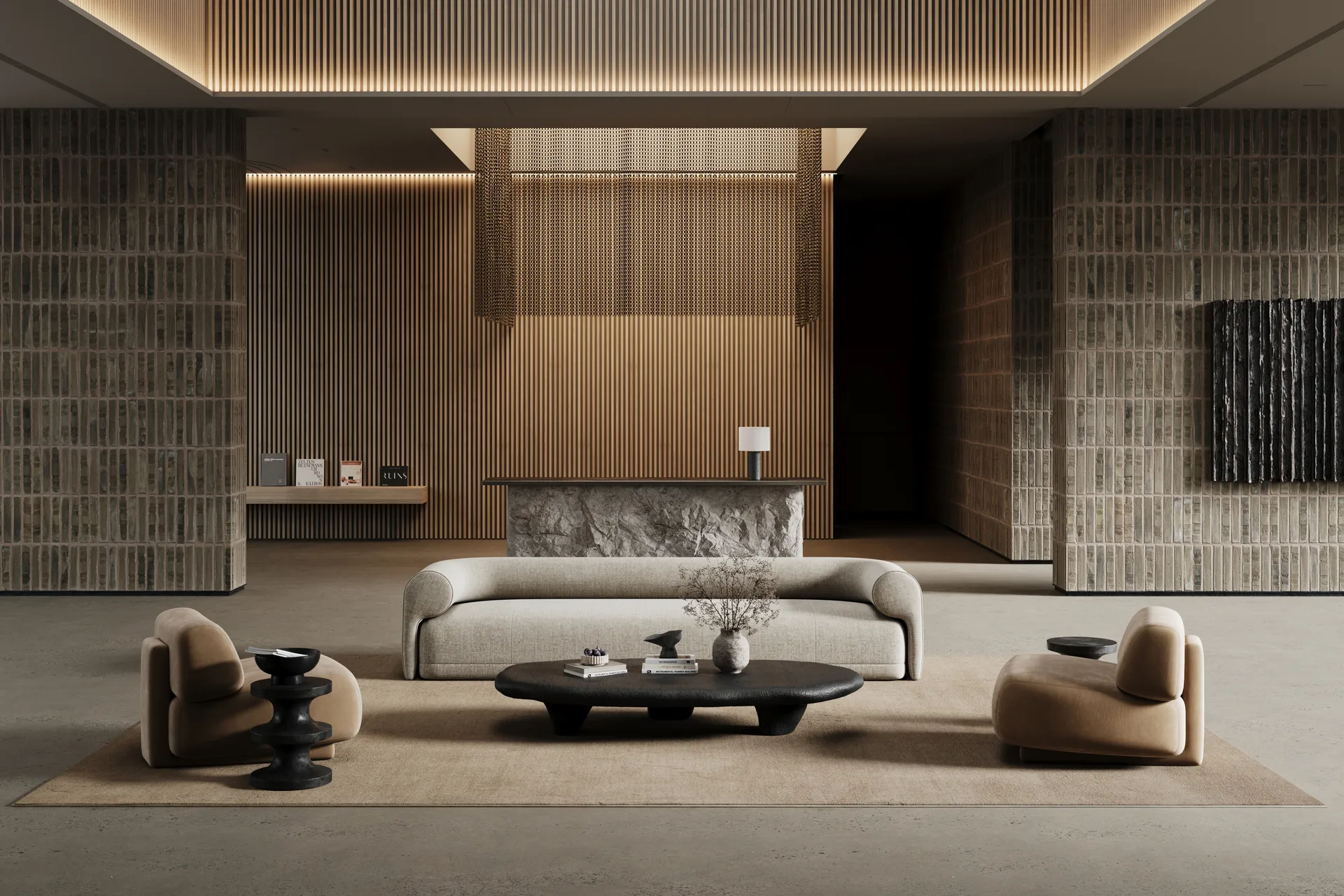 Lobby matta, Beige, 140x200 cm Classic Collection