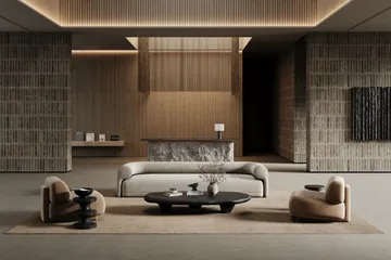 Lobby matta med langett - Beige, 300x400 cm - Classic Collection