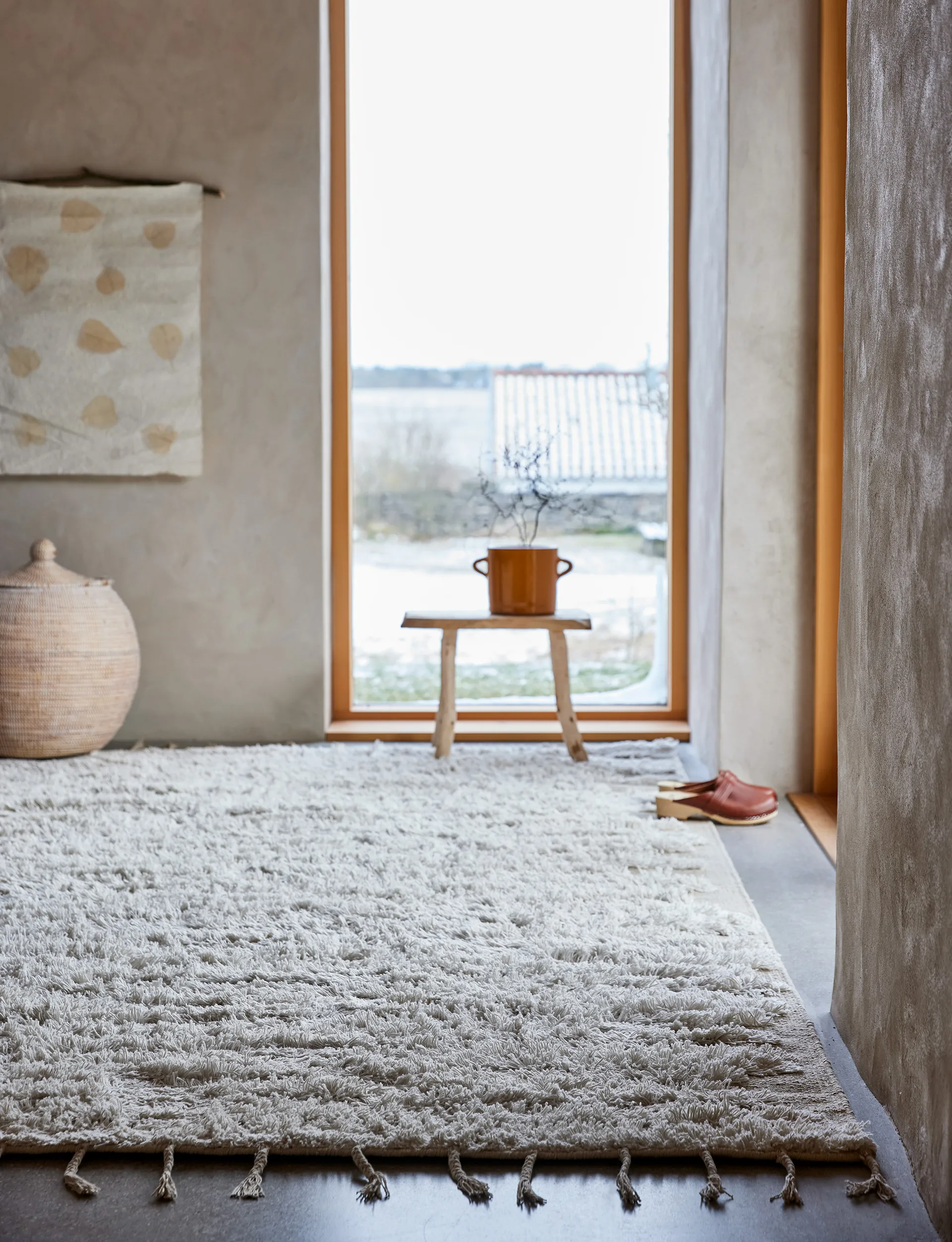 River matta 170x230 cm, Beige Classic Collection